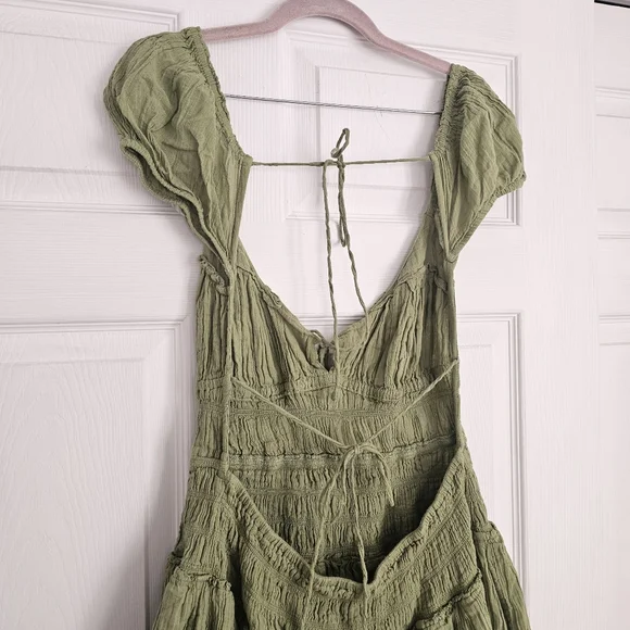 Free People Green Ankle Length Dress - Picture 5 of 10